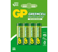 Батарейка GP Greencell 15G-U4, R6, АА, 1.5V, блістер