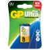 Батарейка GP 6LF22 (крона) Ultra Plus Alkaline 1604AUP-U1 Щелочные батарейки  GP Batteries   