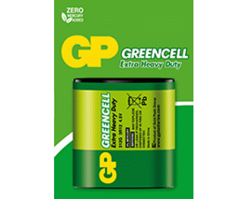 Батарейка GP Greencell 312G-C1, 3R20, 4.5V