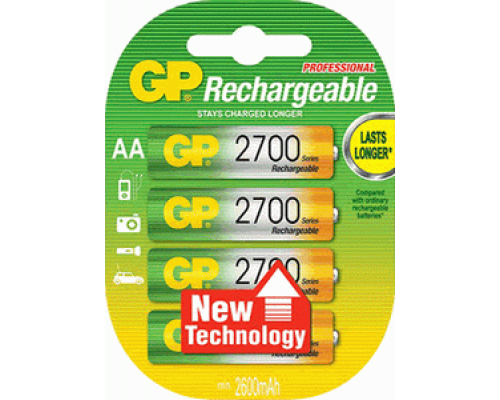 Акумуляторна батарейка GP Professional 270AAHC-U4, 1.2V