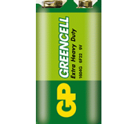 Батарейка крона GP Greencell 1604G-S1, 6LF22, 9V