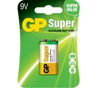 Батарейка GP 6LF22 (крона) Super Alkaline 1604A-U1 Щелочные батарейки  GP Batteries   